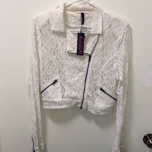 Michele Cream Lace Women's Blazer